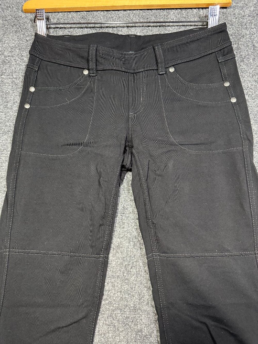 Athleta Pants Womens Small Skinny Pant Black Stretch Back and Front Pockets - Picture 3 of 8